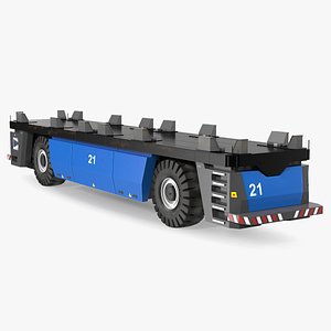 3D electric agv generic trailer