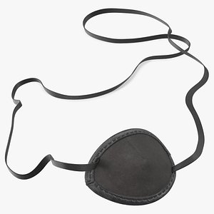 Leather Eyepatch Black