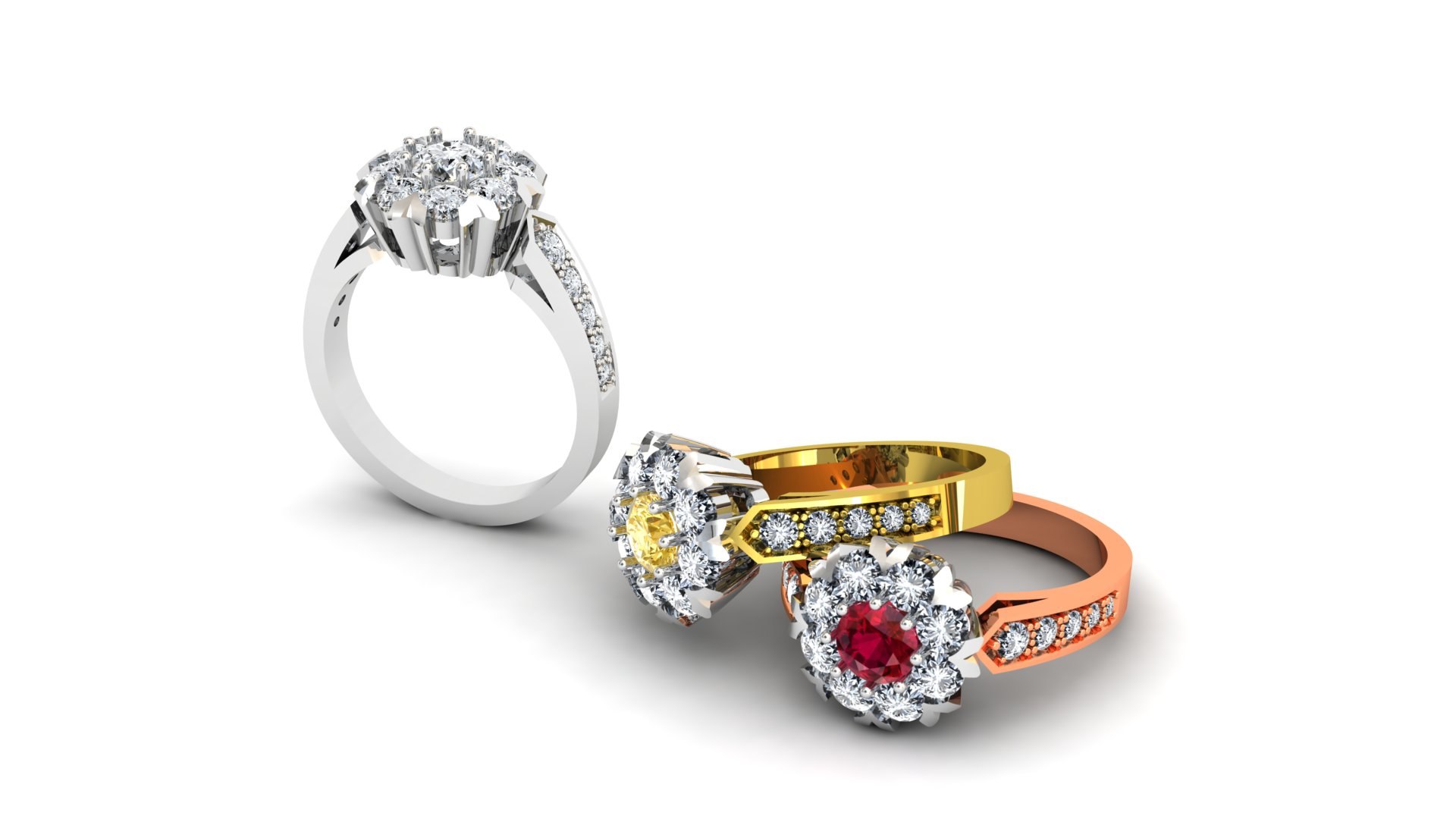 3D DIAMOND RING MODEL 2 Model - TurboSquid 2267243