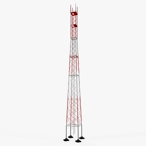 c4d tv communication tower