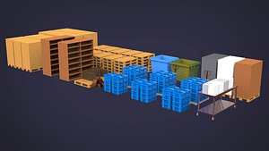 warehouse equipment 3D model