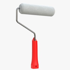 Round roller paint brush