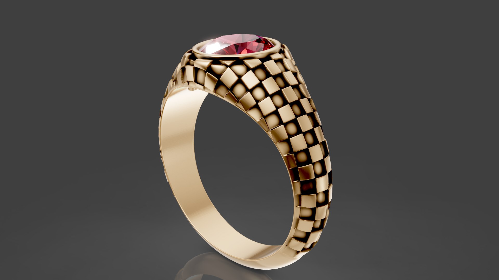 3D model RingOval Checkered pattern https://p.turbosquid.com/ts-thumb/zA/fa0YnD/9q/snapshot94/png/1766277250/1920x1080/fit_q87/95140b3fd4073bccacc79f4ce9e9192f8281afc6/snapshot94.jpg