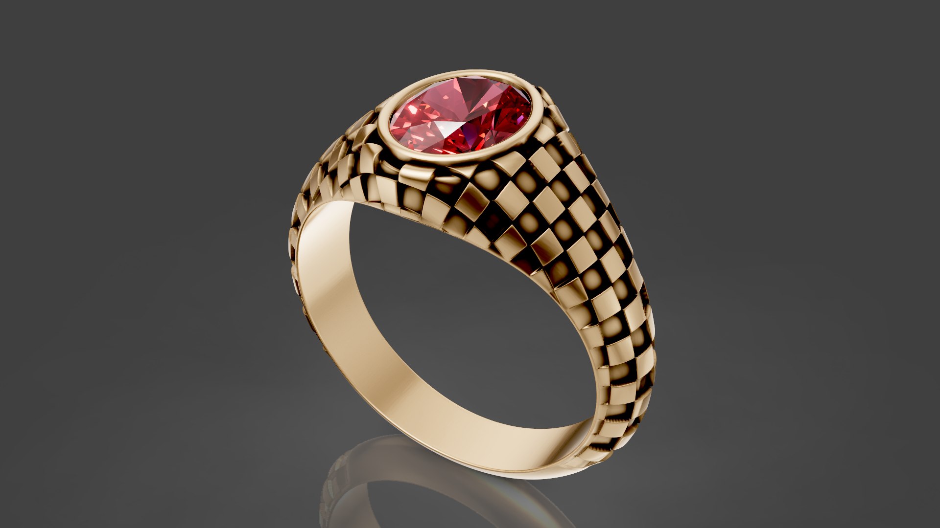 3D model RingOval Checkered pattern https://p.turbosquid.com/ts-thumb/zA/fa0YnD/QY/snapshot93/png/1766277891/1920x1080/fit_q87/fbba13c9c5780944969f9ec63d67b6213333b837/snapshot93.jpg