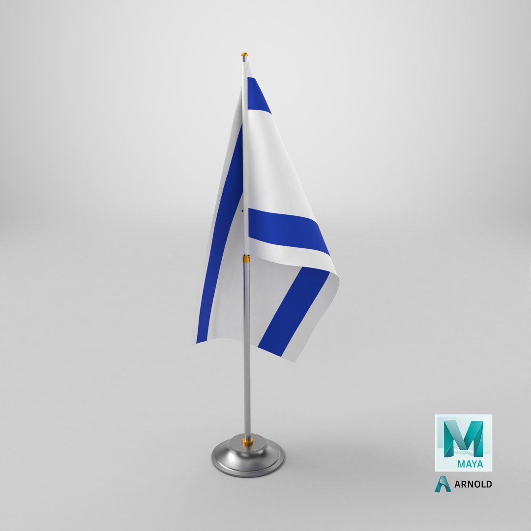 Table Flag Israel V2 3D model https://p.turbosquid.com/ts-thumb/zA/fvpX9C/9W/stemcell_maya_arnold_render/png/1750251131/1920x1080/fit_q87/384da4bcc6d38c8390dbf886a68d5fcacc9dfd69/stemcell_maya_arnold_render.jpg