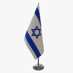 Table Flag Israel V2 3D model