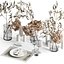 table setting dry 3D model
