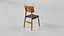 3D Chair Wooden N19