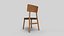 3D Chair Wooden N19