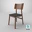 3D Chair Wooden N19