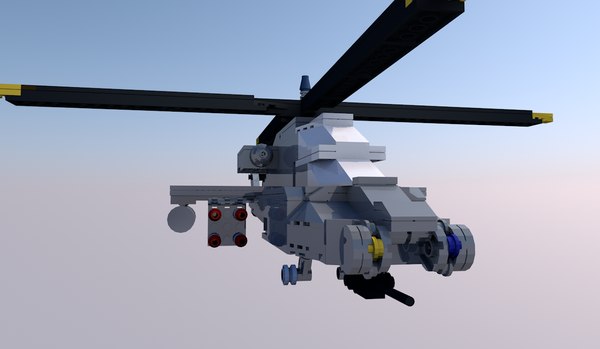 Lego helicopter 3D TurboSquid 1176097