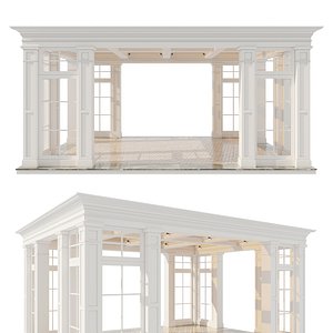architecture gazebo 3D model