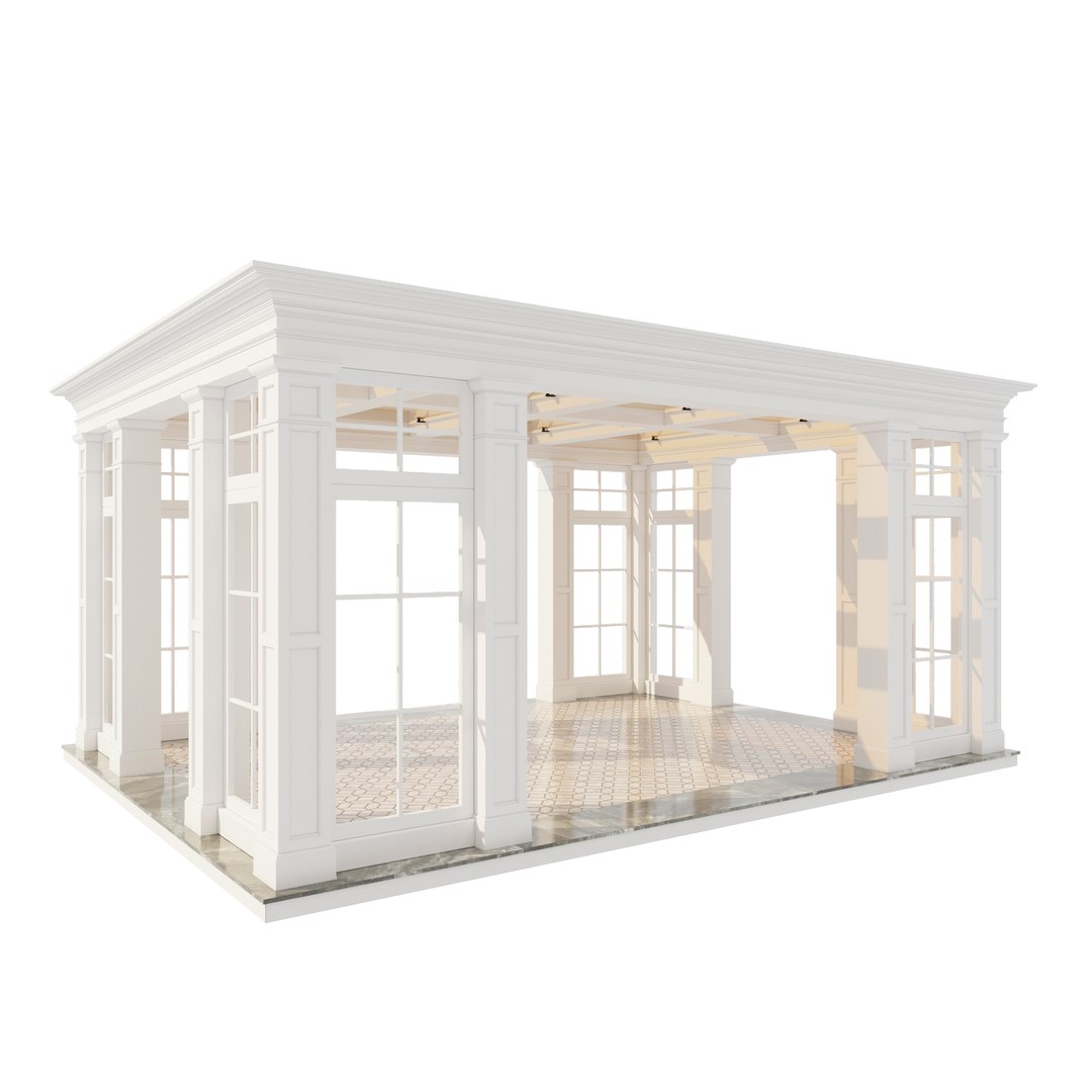 Architecture Gazebo 3D Model - TurboSquid 1542165