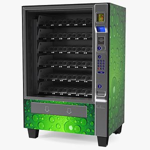 3D All Snack Vending Machine model