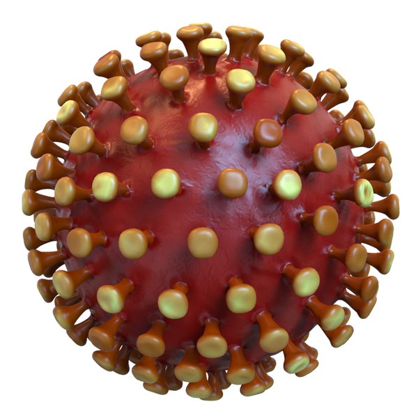 3D modeled coronavirus model