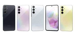 3D Samsung Galaxy A35 5G All Colors model