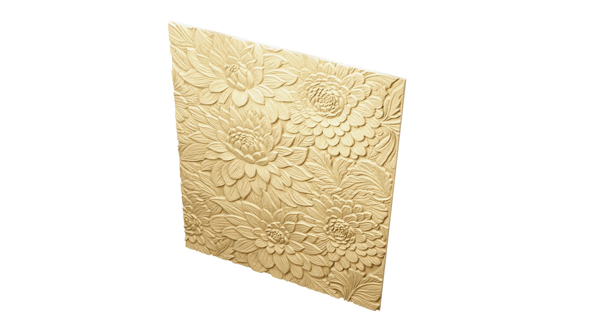 3D Model Modern Panel Wall Decor Set Wall Relief Mural CNC 157 ...