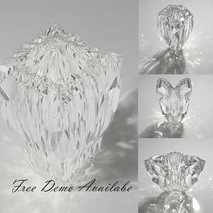 Crystal Gem Diamond Pack of 30 Different 3d Models