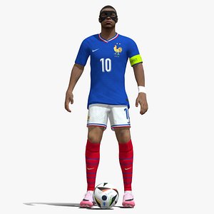 3D Mbappe France Euro 2024