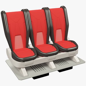 space ship seat 3D