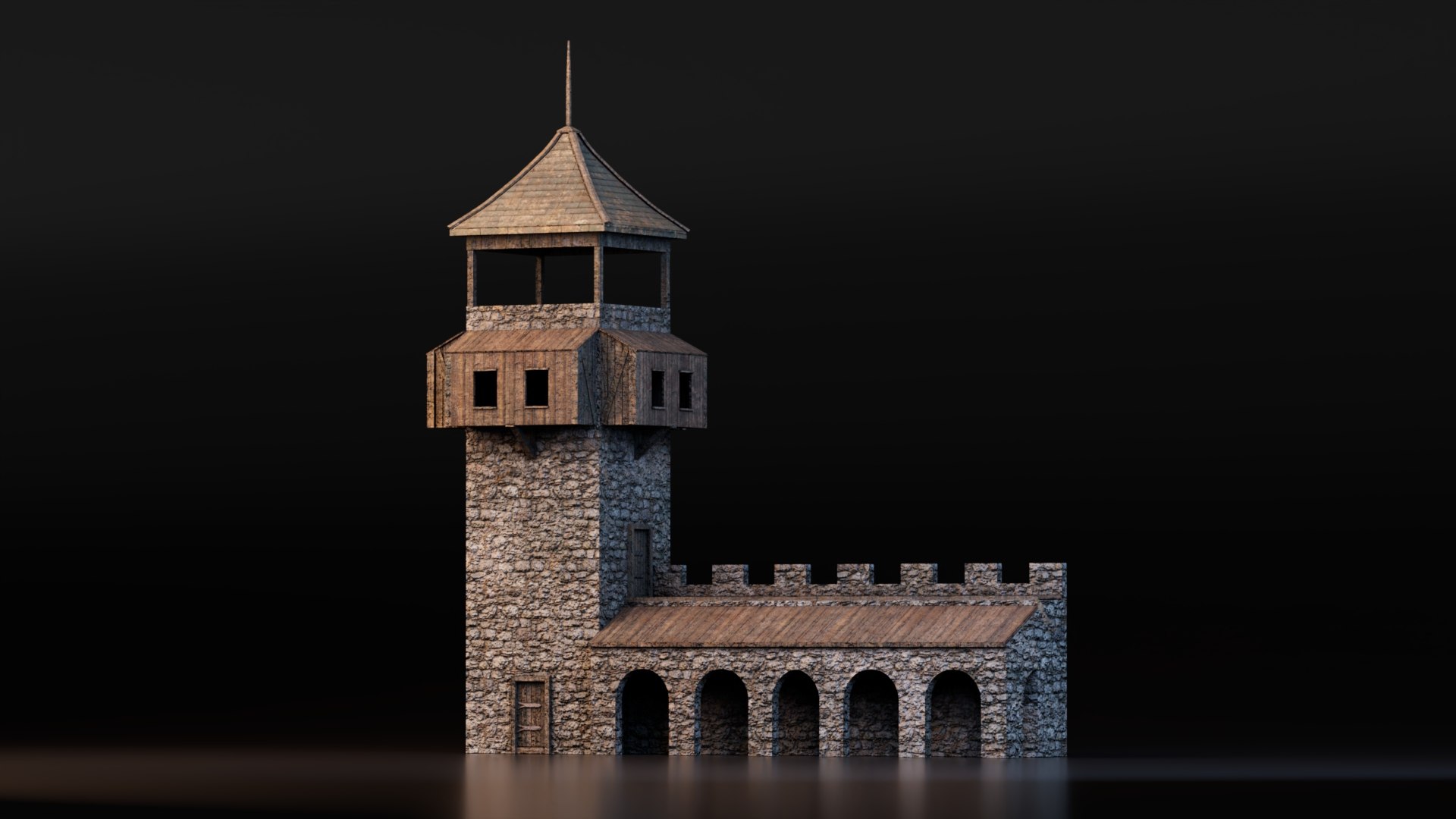 Medieval Watchtower model https://p.turbosquid.com/ts-thumb/zB/Fe6Z9V/3Q/building1/jpg/1755419931/1920x1080/fit_q87/2563f81d9b52d7babb239c7f7bbe2f937e7373e5/building1.jpg