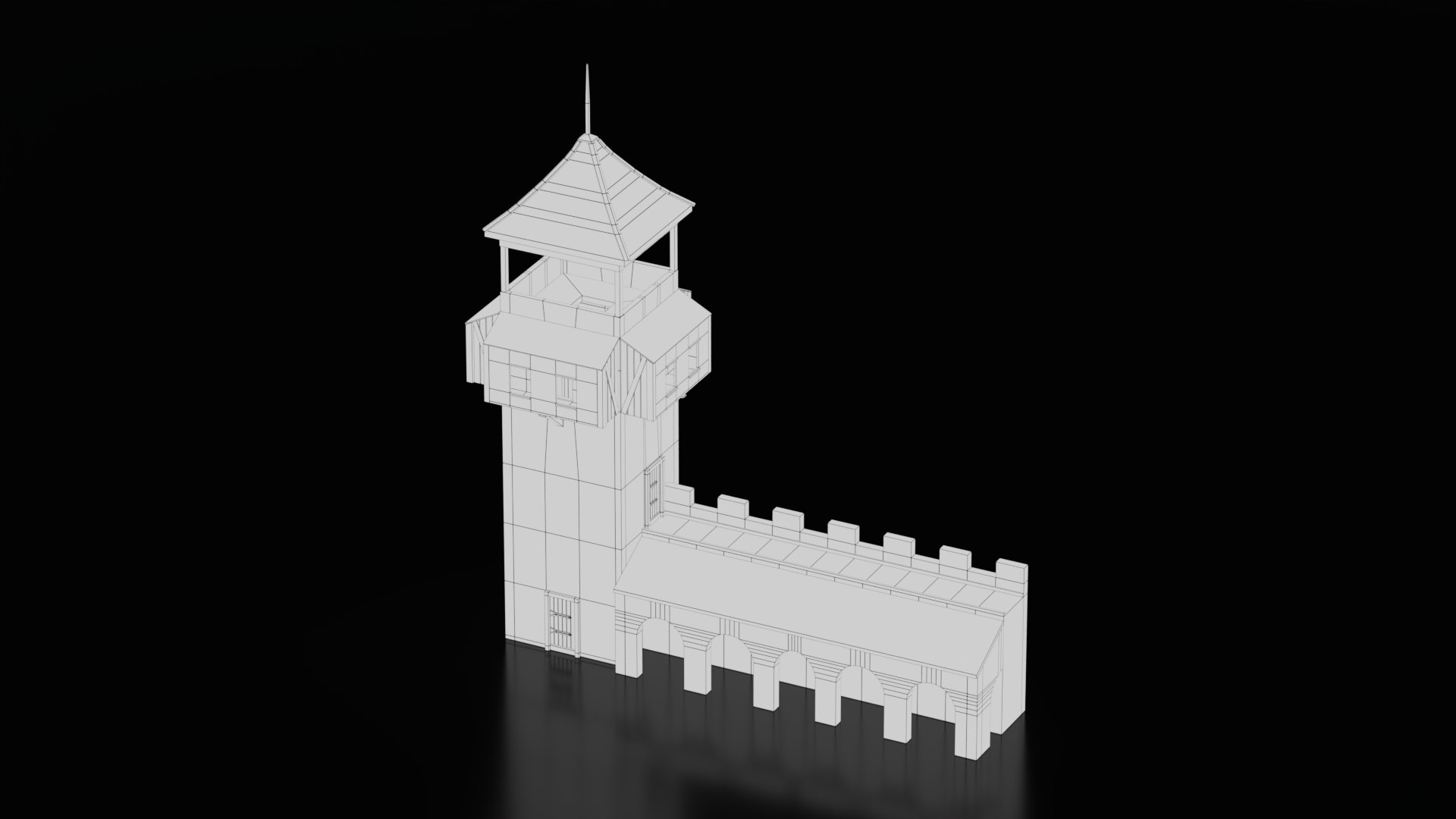 Medieval Watchtower model https://p.turbosquid.com/ts-thumb/zB/Fe6Z9V/Q9/wire4/jpg/1755419941/1920x1080/fit_q87/2a2cfdec6ba218f2961d2f45421c9819dc4371b9/wire4.jpg