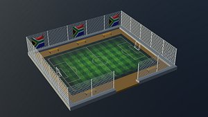 3D model Soccer Stadium - South Africa