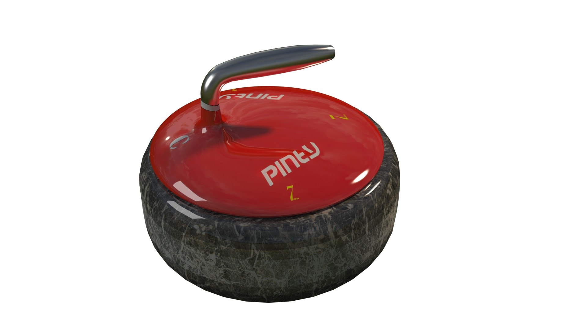 Curling stone 3D model - TurboSquid 1599474