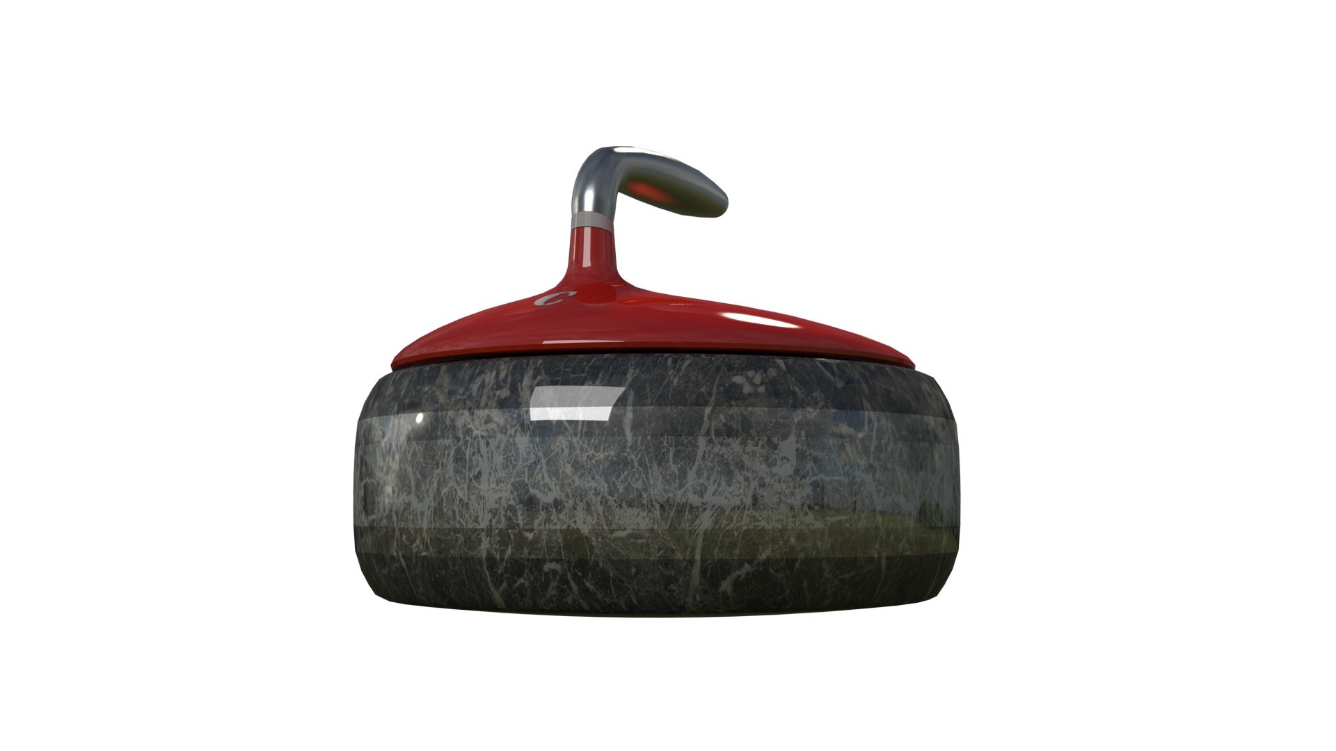 Curling stone 3D model - TurboSquid 1599474