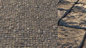 Square paving slab material 02