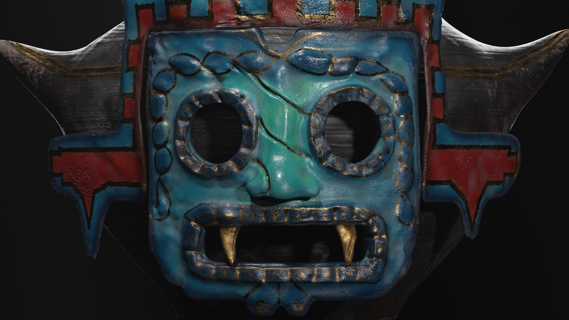 3D Tlaloc Vessel - Aztec Mythology Model - TurboSquid 1933816