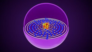 Mendelevium Chemical Element 3D model