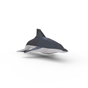 dolphin wildlife nature 3D model
