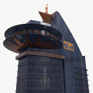 world trade center doha 3D model