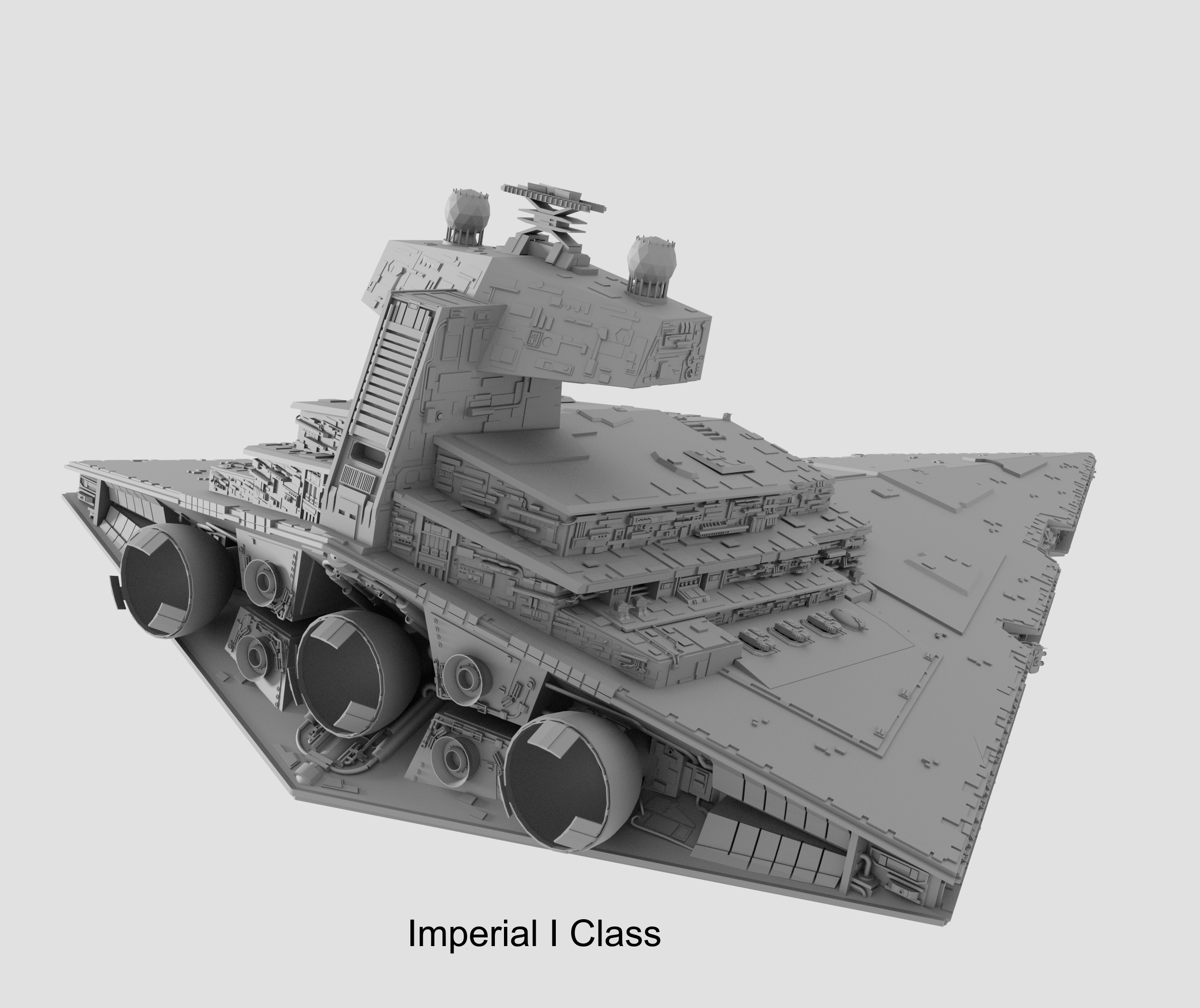 modelo 3d Destructor Estelar Imperial 1 - TurboSquid 1431496