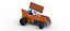 Winged Sprint car Version 2 while turning Scale 1 to 25