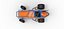 Winged Sprint car Version 2 while turning Scale 1 to 25