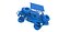 Winged Sprint car Version 2 while turning Scale 1 to 25