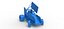 Winged Sprint car Version 2 while turning Scale 1 to 25