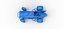 Winged Sprint car Version 2 while turning Scale 1 to 25