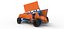 Winged Sprint car Version 2 while turning Scale 1 to 25