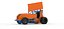 Winged Sprint car Version 2 while turning Scale 1 to 25