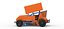 Winged Sprint car Version 2 while turning Scale 1 to 25