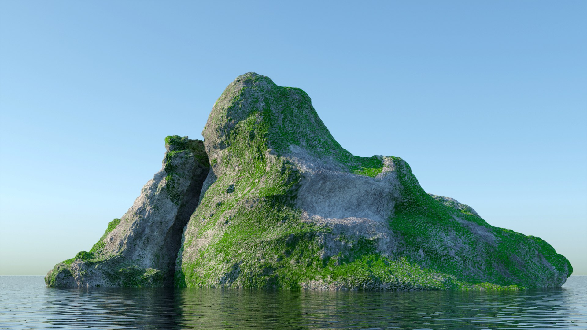 Island Land Rock 3D Model - TurboSquid 1677232