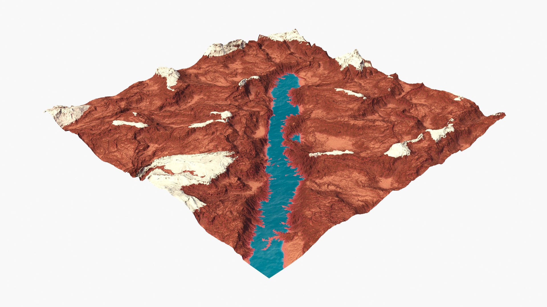 Terrain Retro Model - TurboSquid 2208762
