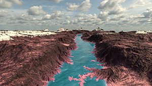 Terrain retro model
