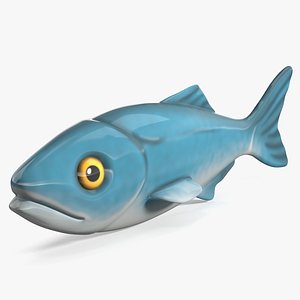 Cartoon Whole Fish 3D