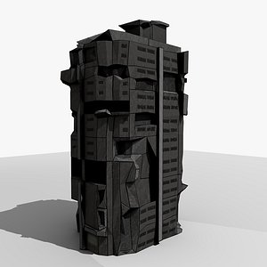 Sci-fi Ruin Building