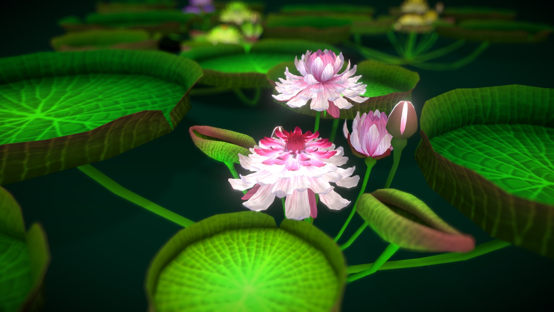 3D Flower Guyana Model - TurboSquid 2132565