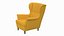 Strandmon Yellow Wing Chair